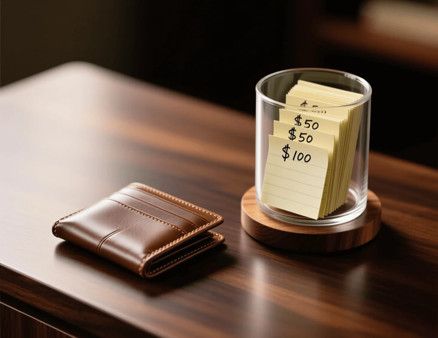 Conceito visual de bankroll separado representando fundos dedicados para apostas